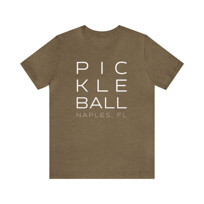 Naples Block Print Pickleball Tee