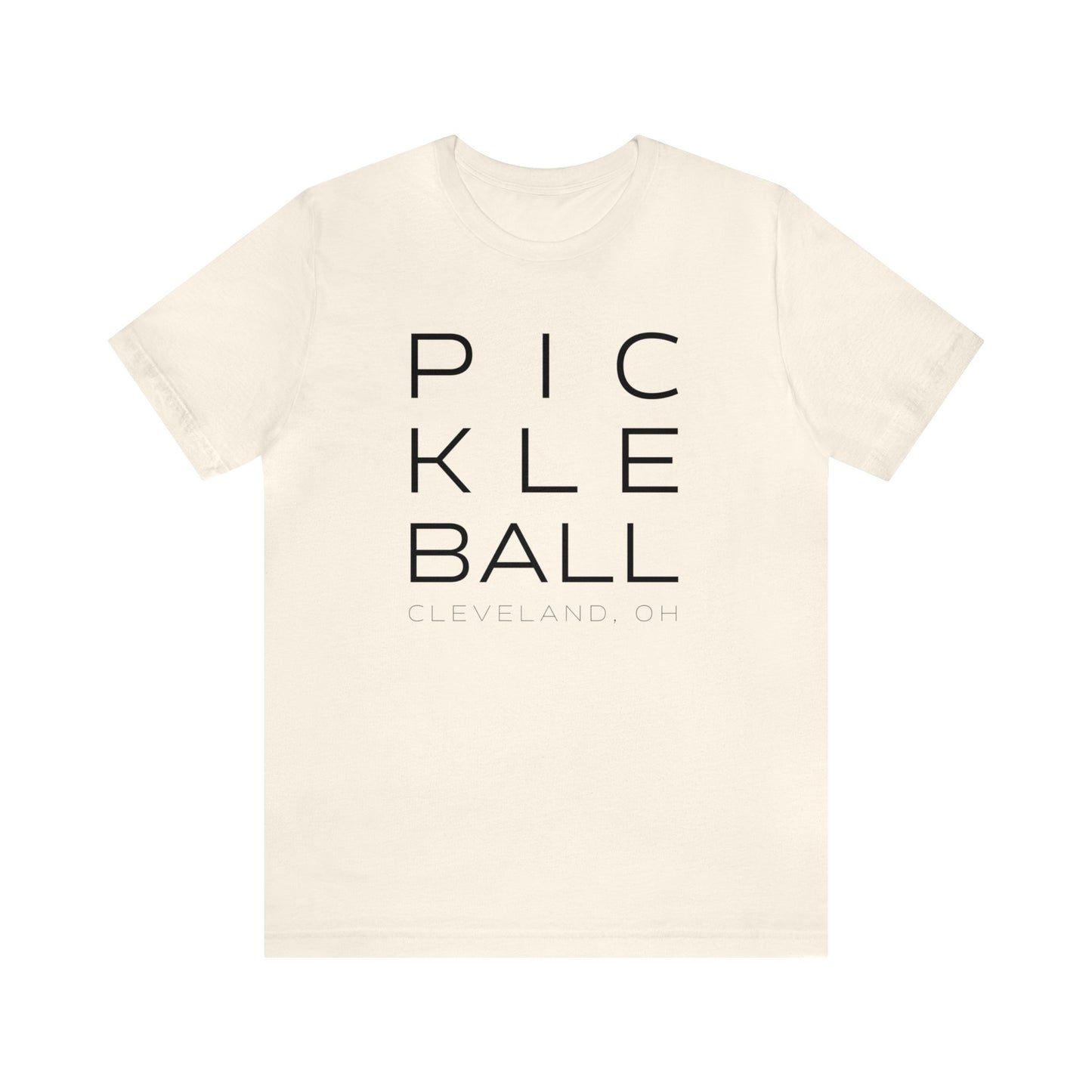 Cleveland Block Print Pickleball Tee