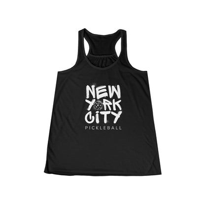 New York City Pickleball Graffiti - Women's Flowy Tank Top