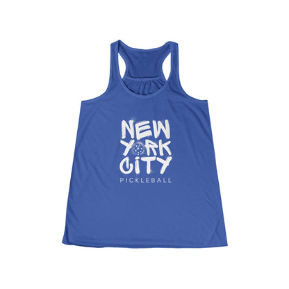 New York City Pickleball Graffiti - Women's Flowy Tank Top