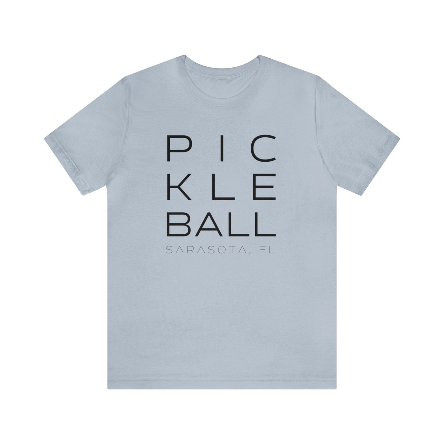 Sarasota Block Print Pickleball Tee