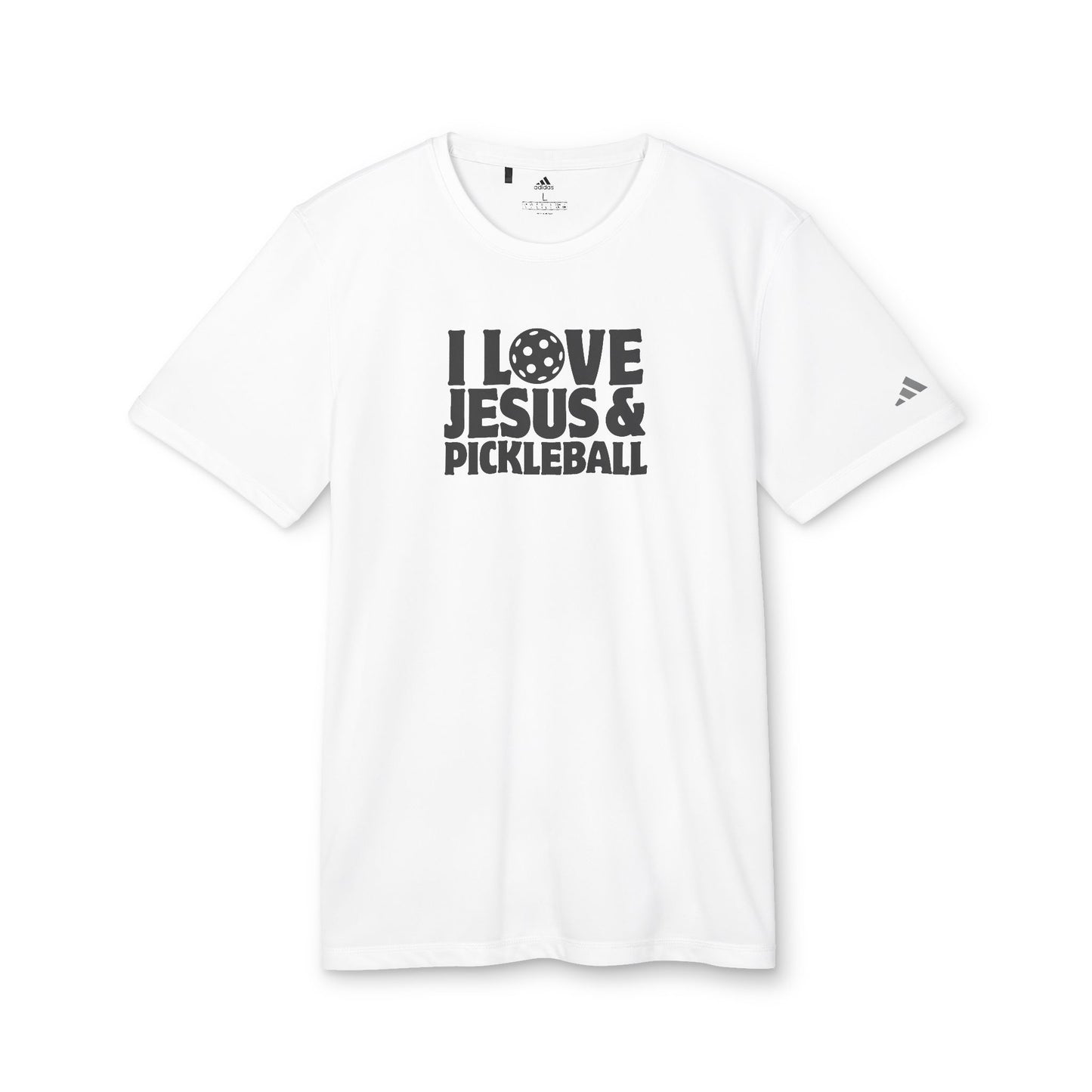 I LOVE JESUS & PICKLEBALL - adidas® Unisex Sport T-shirt