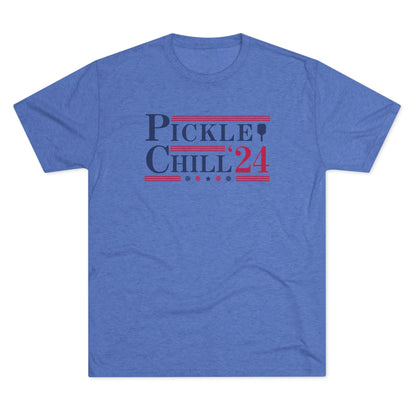 Pickle & Chill '24 - Tri-Blend Tee - 2024 Election Shirt