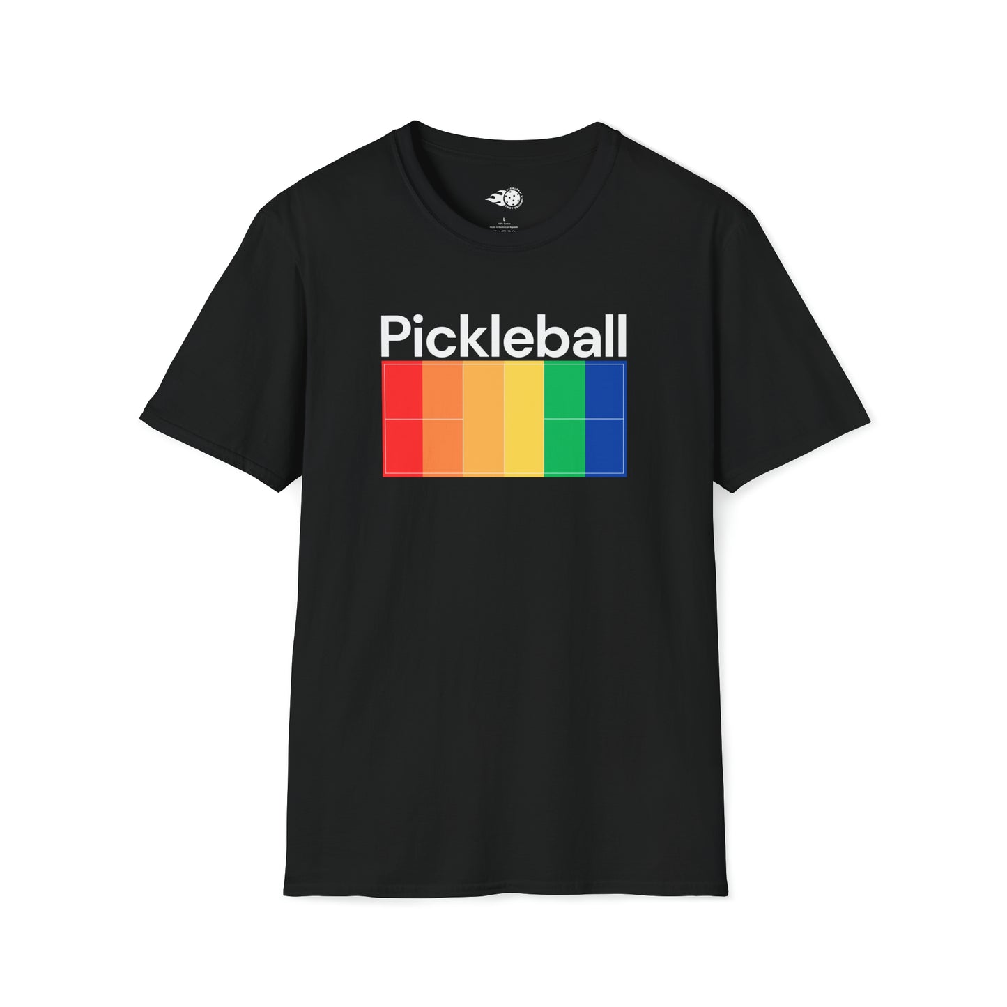 Pickleball Retro Court Tee