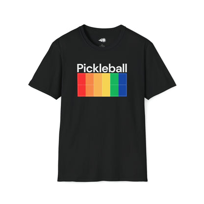 Pickleball Retro Court Tee