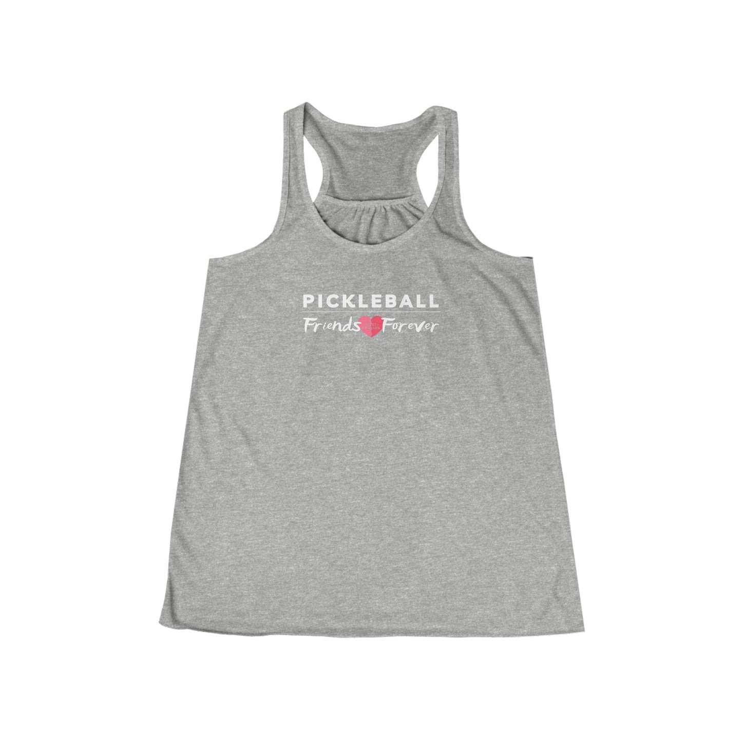 Pickleball Friends Forever Heart Women's Racerback Tank