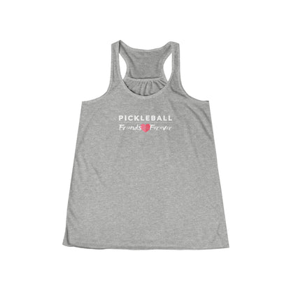 Pickleball Friends Forever Heart Women's Racerback Tank