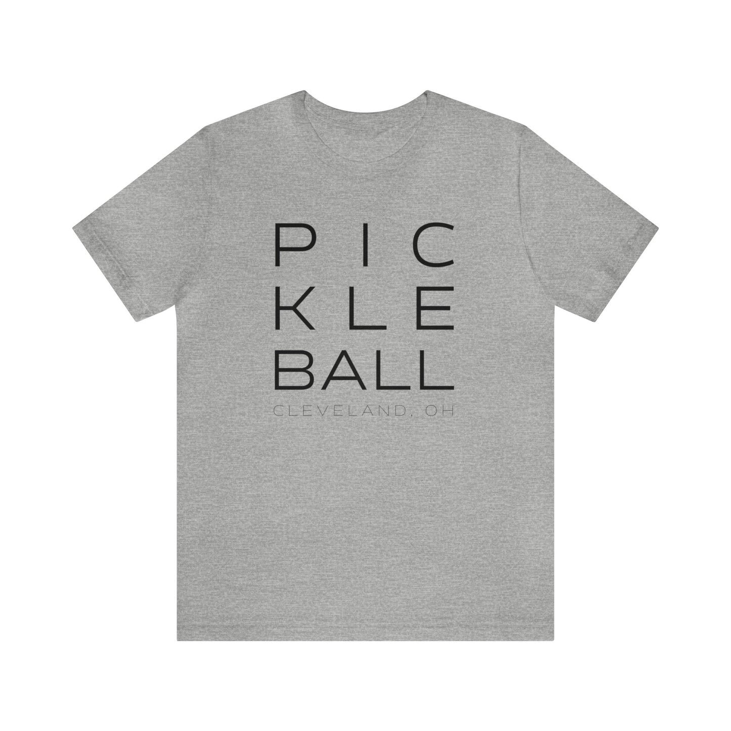 Cleveland Block Print Pickleball Tee