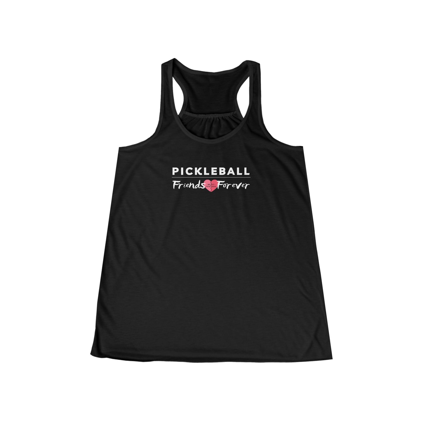 Pickleball Friends Forever Heart Women's Racerback Tank