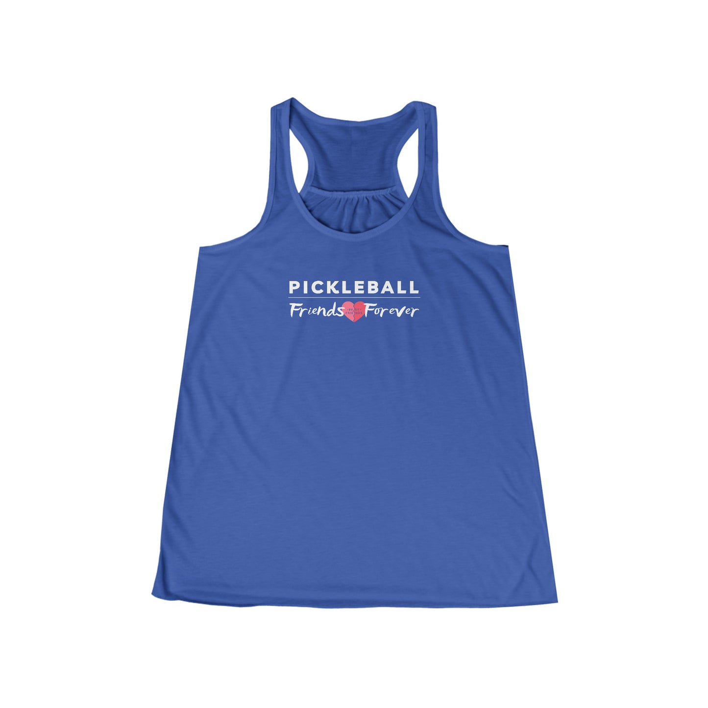 Pickleball Friends Forever Heart Women's Racerback Tank