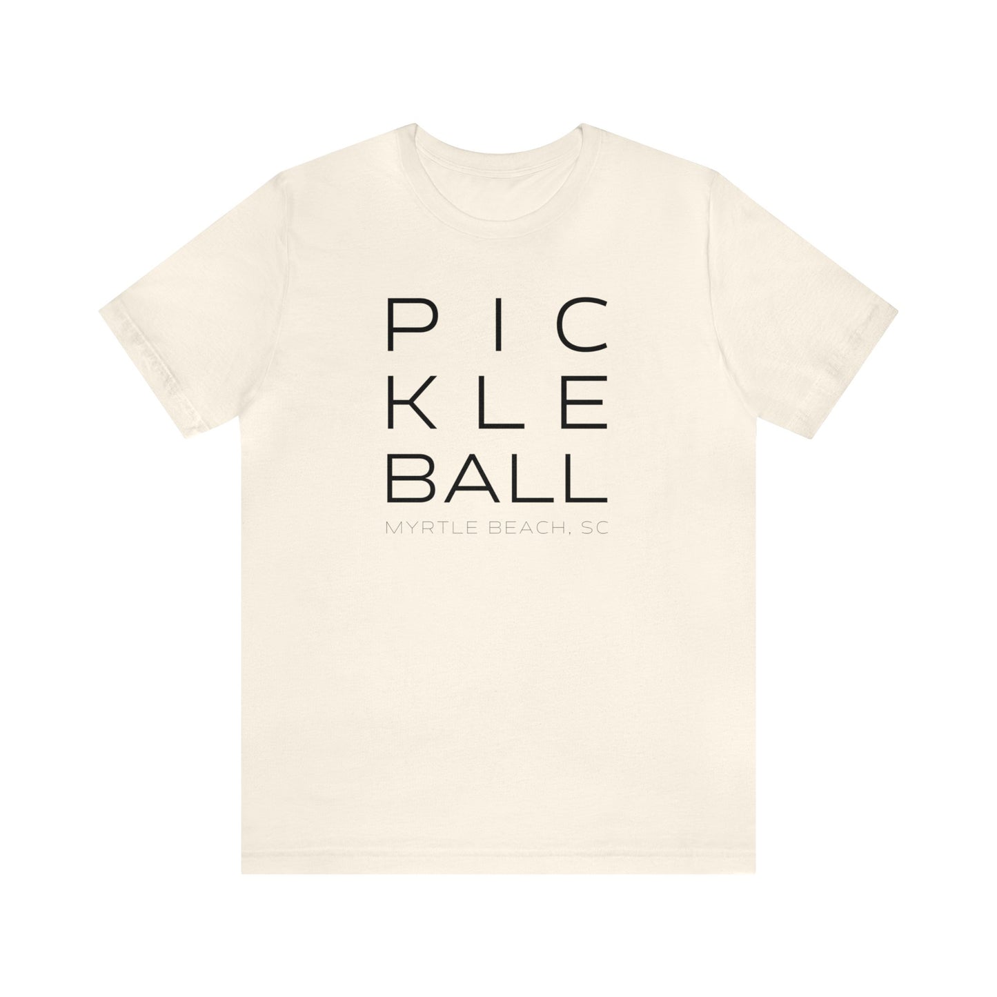 Myrtle Beach Block Print Pickleball Tee