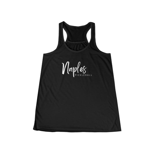 Napels Pickleball Icon Design - Women's Flowy Tank Top