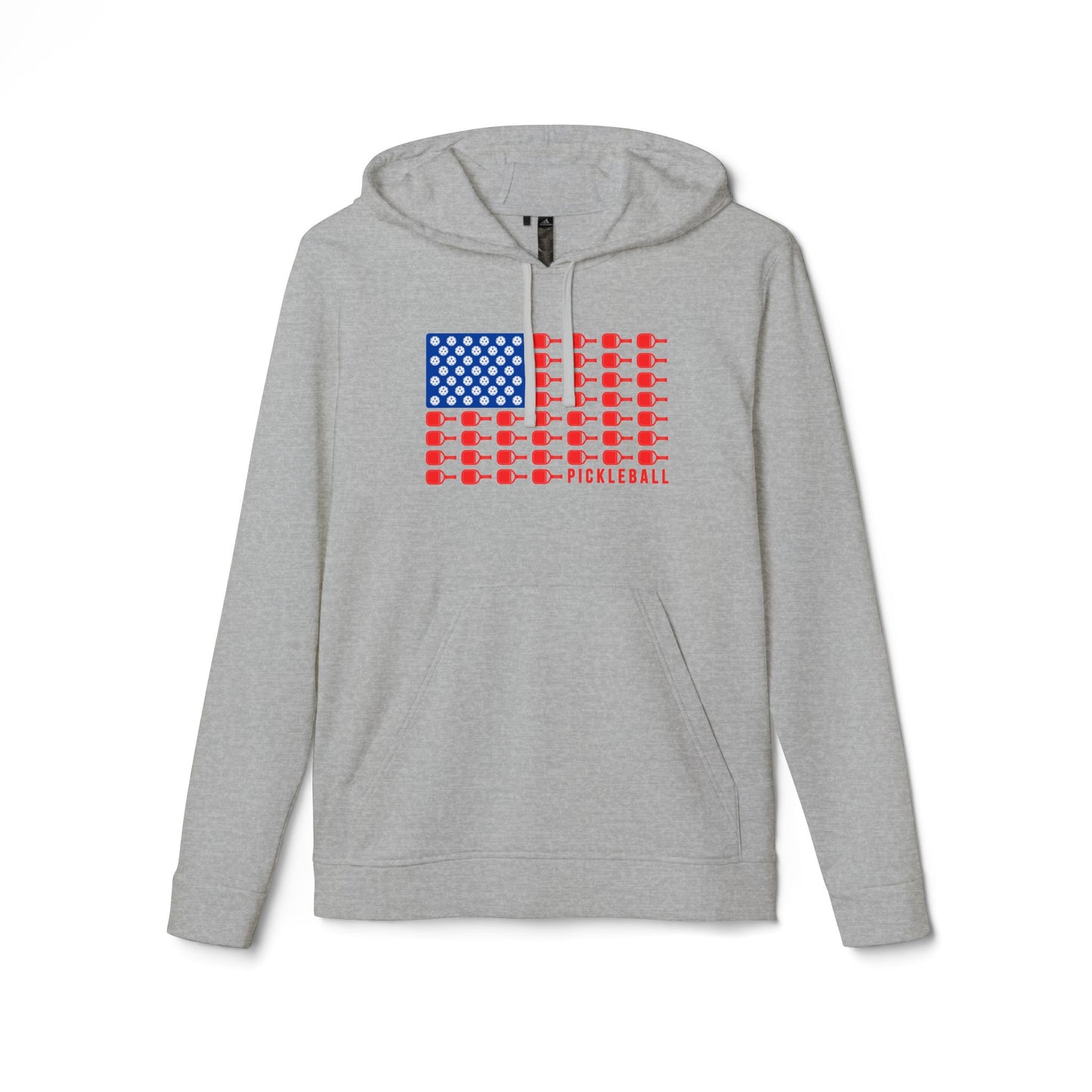 American Flag USA Pickleball Hoodie - adidas® Unisex Fleece Hoodie