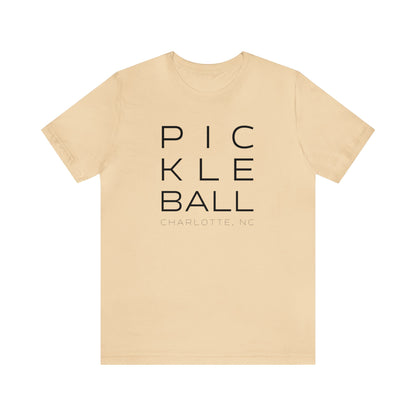 Charlotte Block Print Pickleball Tee