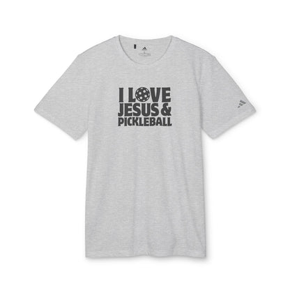 I LOVE JESUS & PICKLEBALL - adidas® Unisex Sport T-shirt