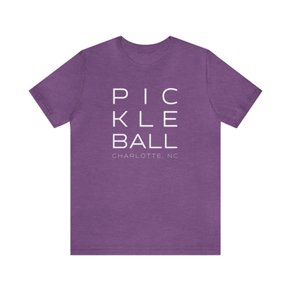 Charlotte Block Print Pickleball Tee