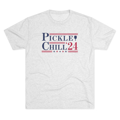 Pickle & Chill '24 - Tri-Blend Tee - 2024 Election Shirt