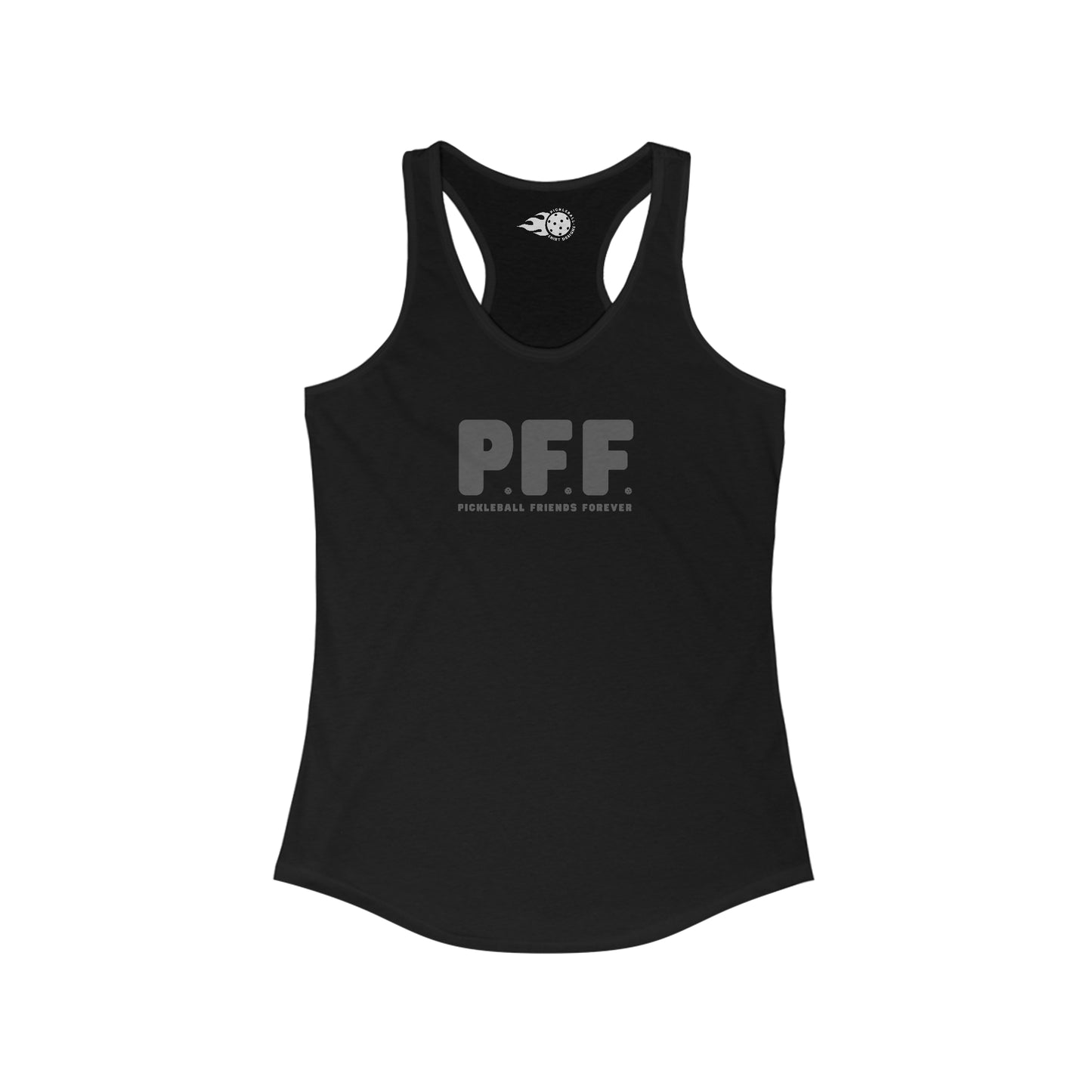 P.F.F. Pickleball Friends Forever Women's Racerback Tank