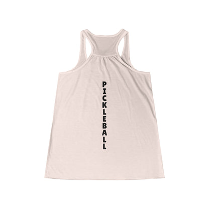 Pickleball Court Women's Flowy Racerback Tank