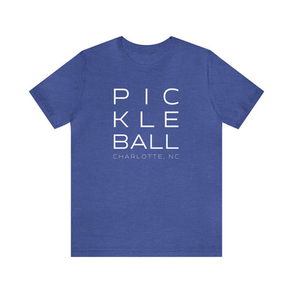 Charlotte Block Print Pickleball Tee