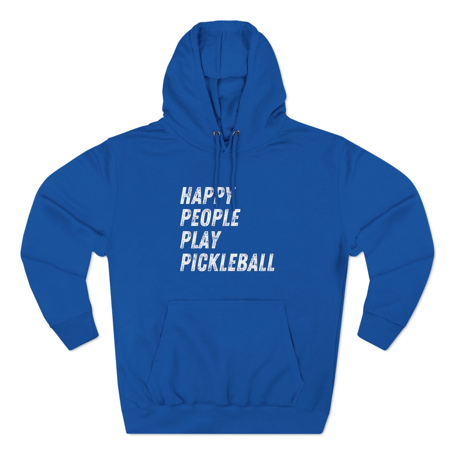 Happy People Play Pickleball - Fleece Hoodie