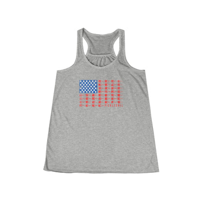 American Flag USA Pickleball Tank Top