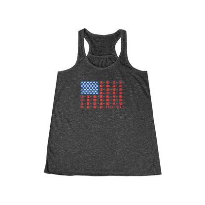 American Flag USA Pickleball Tank Top