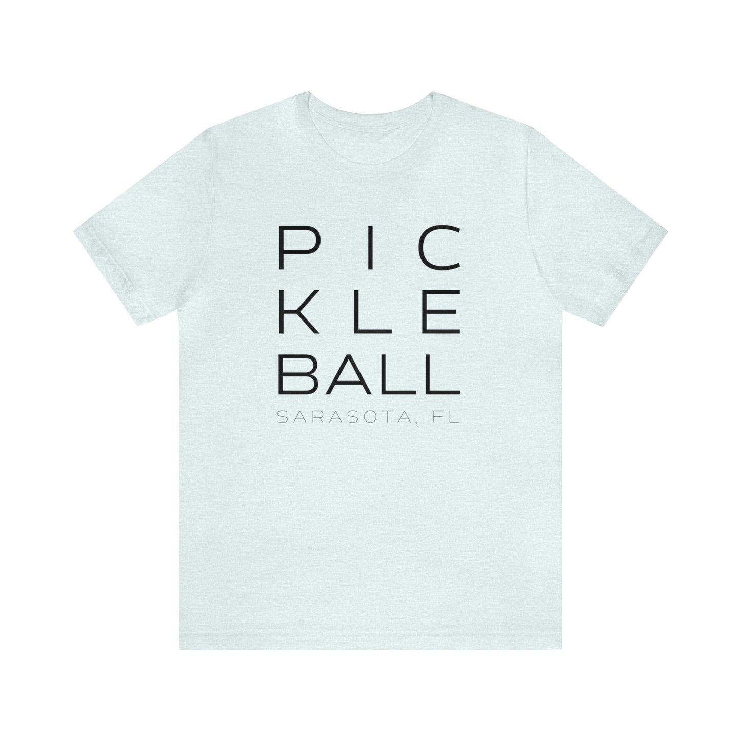 Sarasota Block Print Pickleball Tee