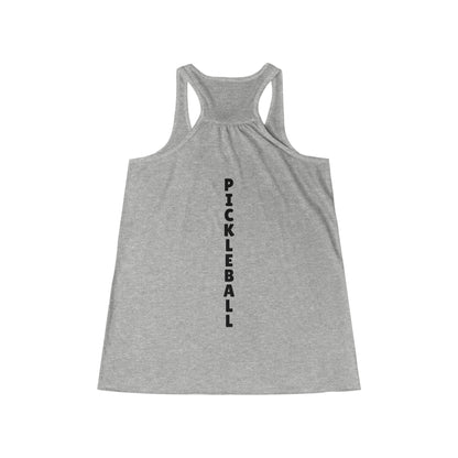 Pickleball Court Women's Flowy Racerback Tank