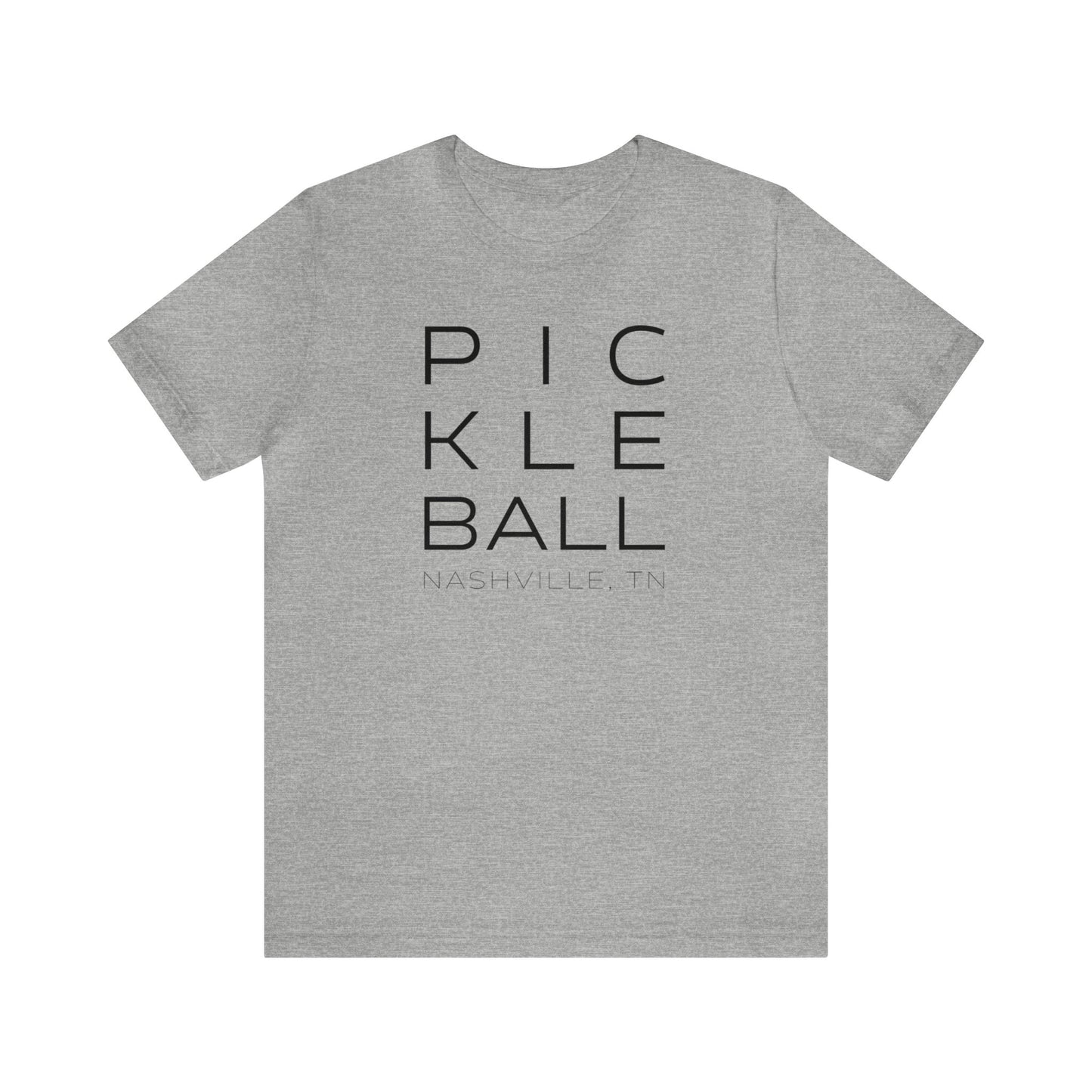 Nashville Block Print Pickleball Tee