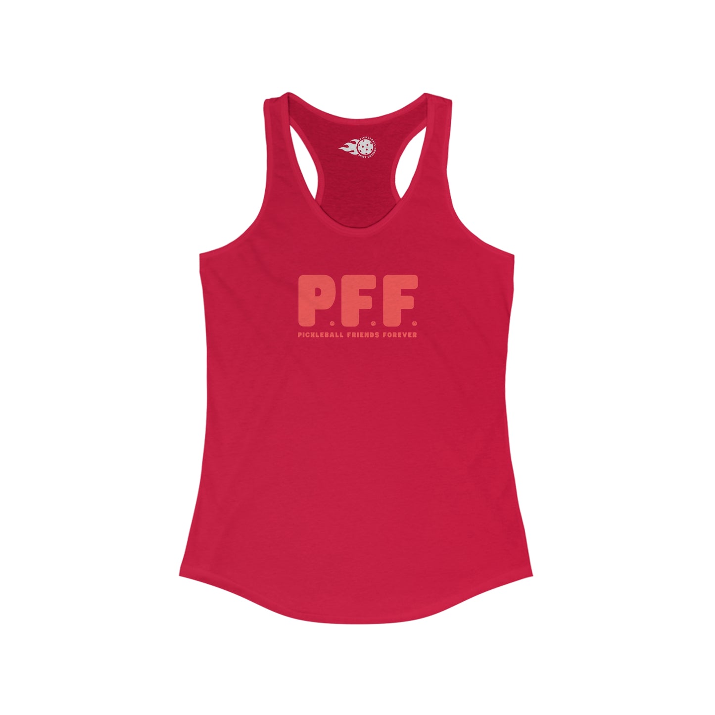 P.F.F. Pickleball Friends Forever Women's Racerback Tank