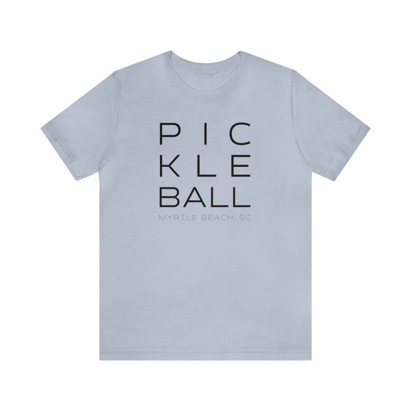 Myrtle Beach Block Print Pickleball Tee