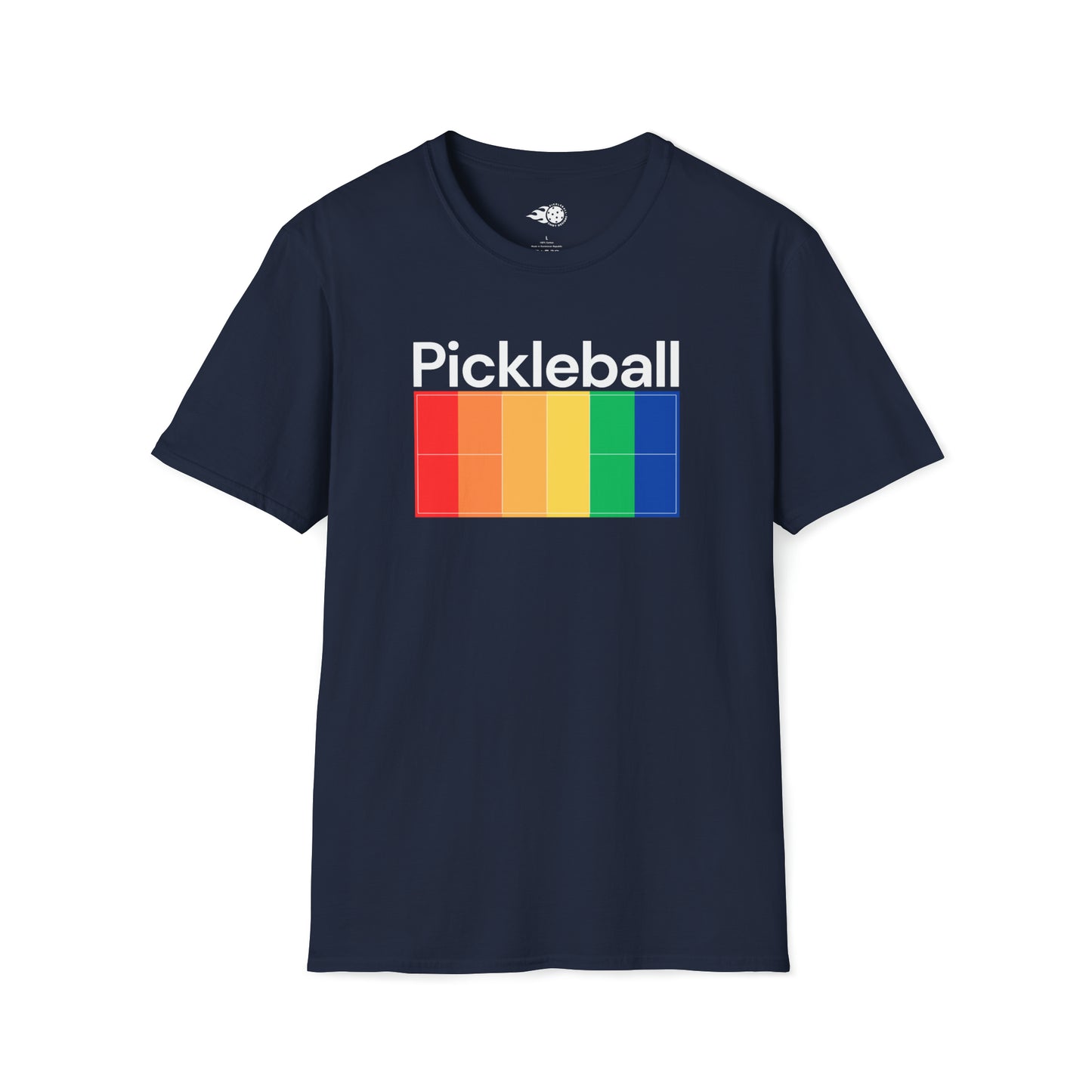 Pickleball Retro Court Tee