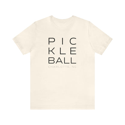 Charlotte Block Print Pickleball Tee