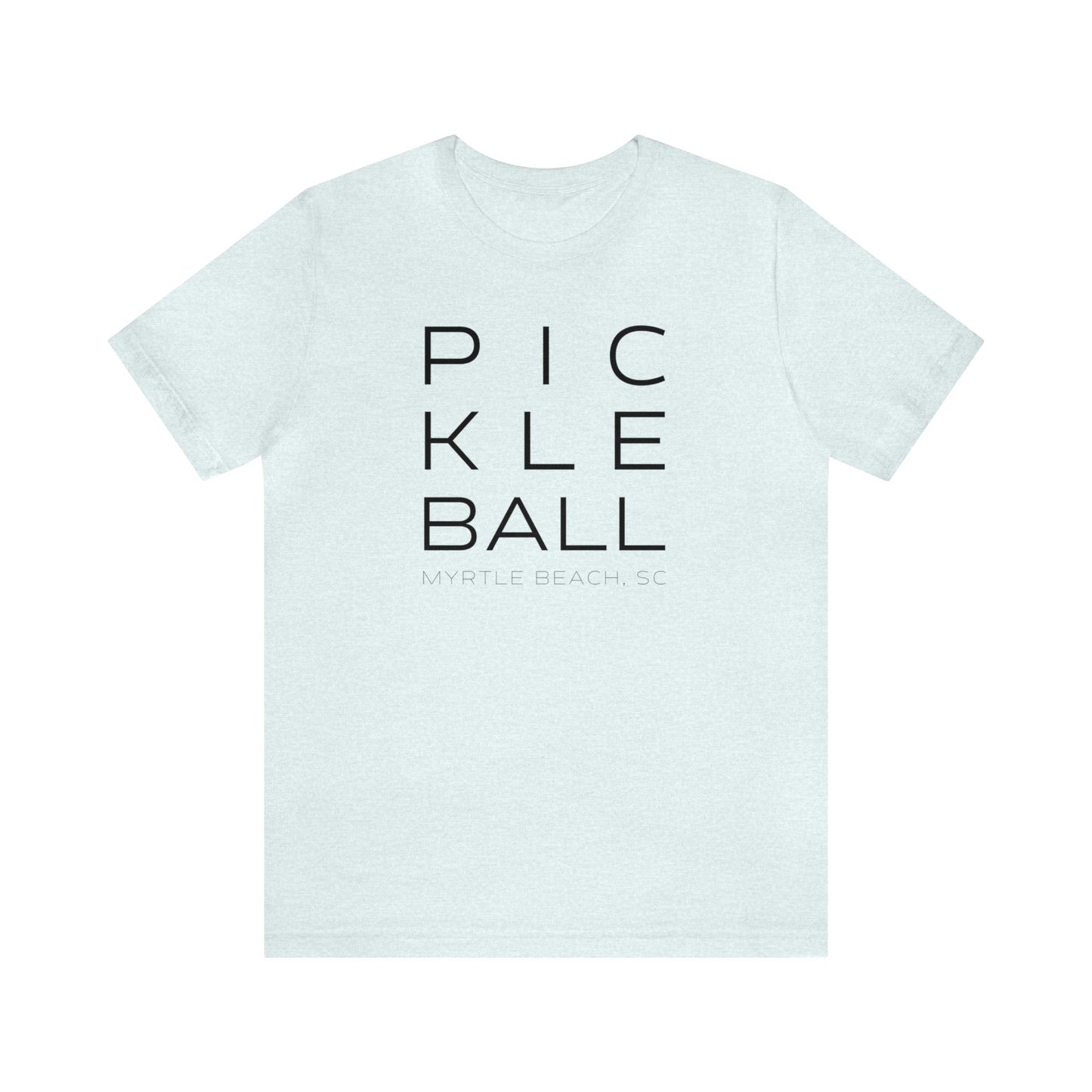 Myrtle Beach Block Print Pickleball Tee