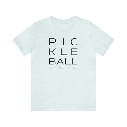 Charlotte Block Print Pickleball Tee