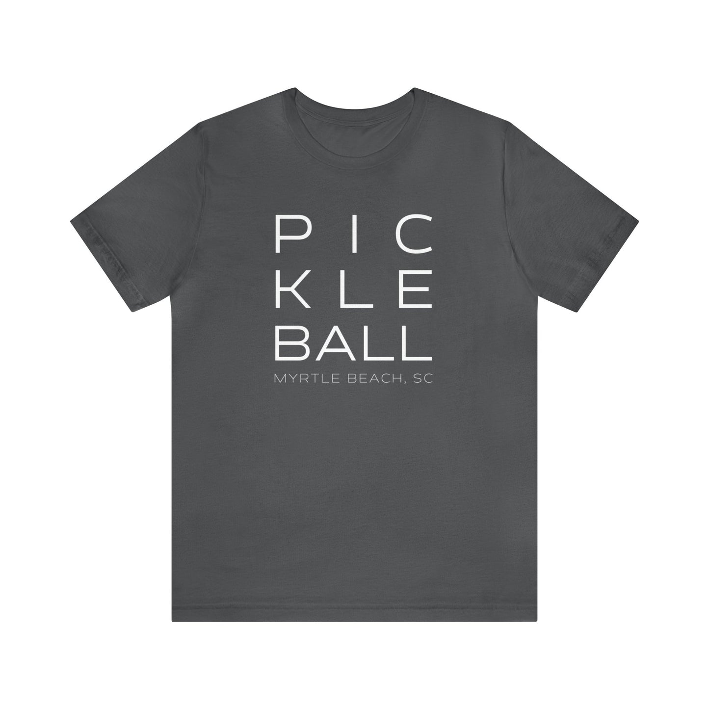 Myrtle Beach Block Print Pickleball Tee