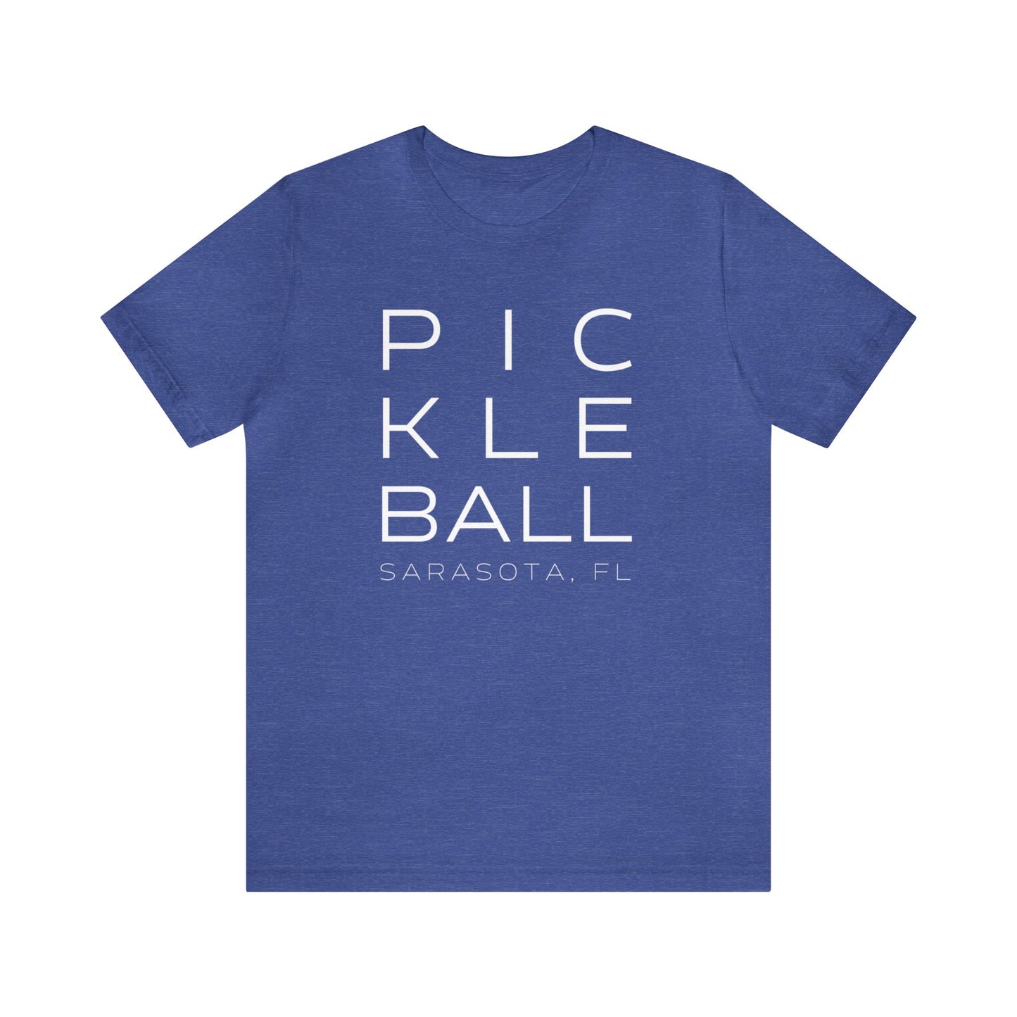 Sarasota Block Print Pickleball Tee