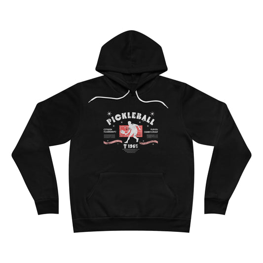 Retro Pickleball - Fleece Pullover Hoodie