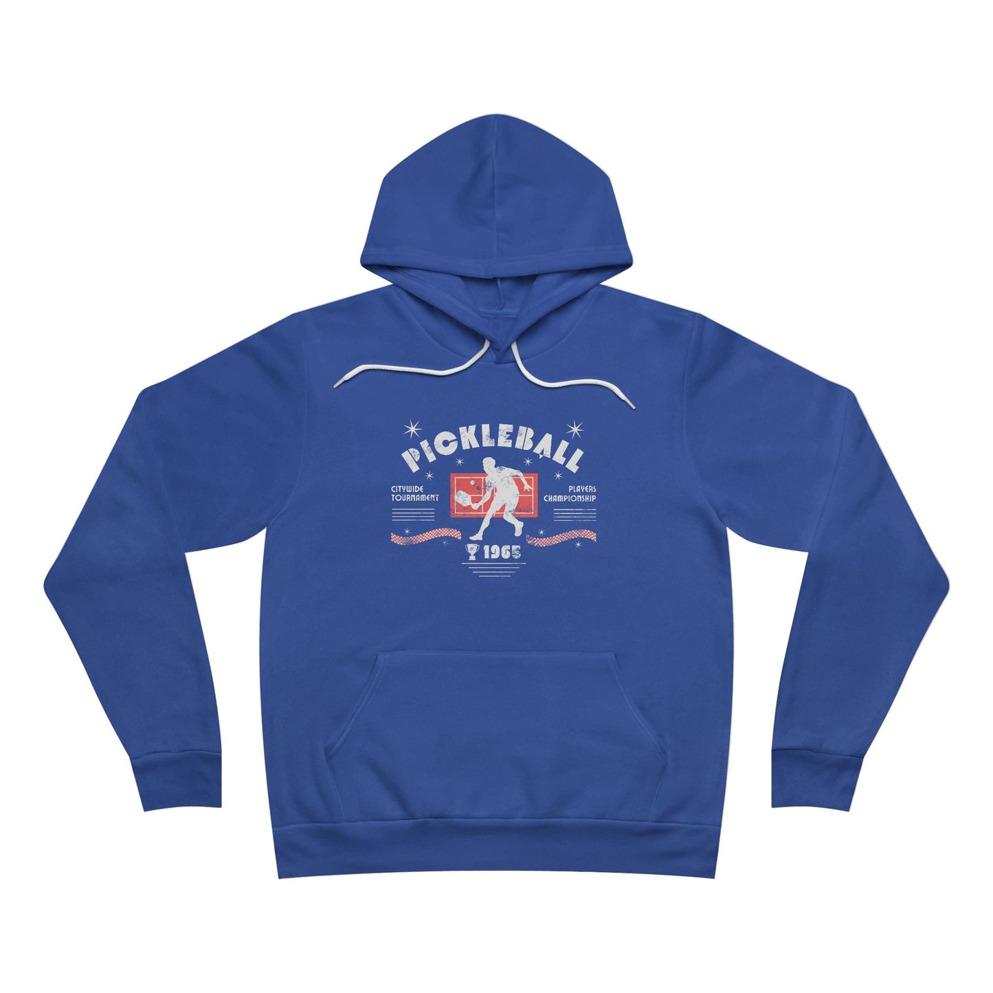 Retro Pickleball - Fleece Pullover Hoodie