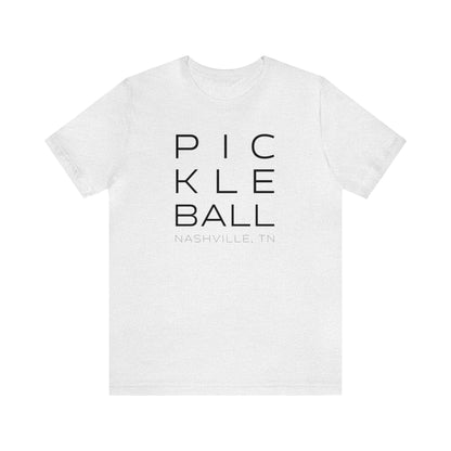 Nashville Block Print Pickleball Tee