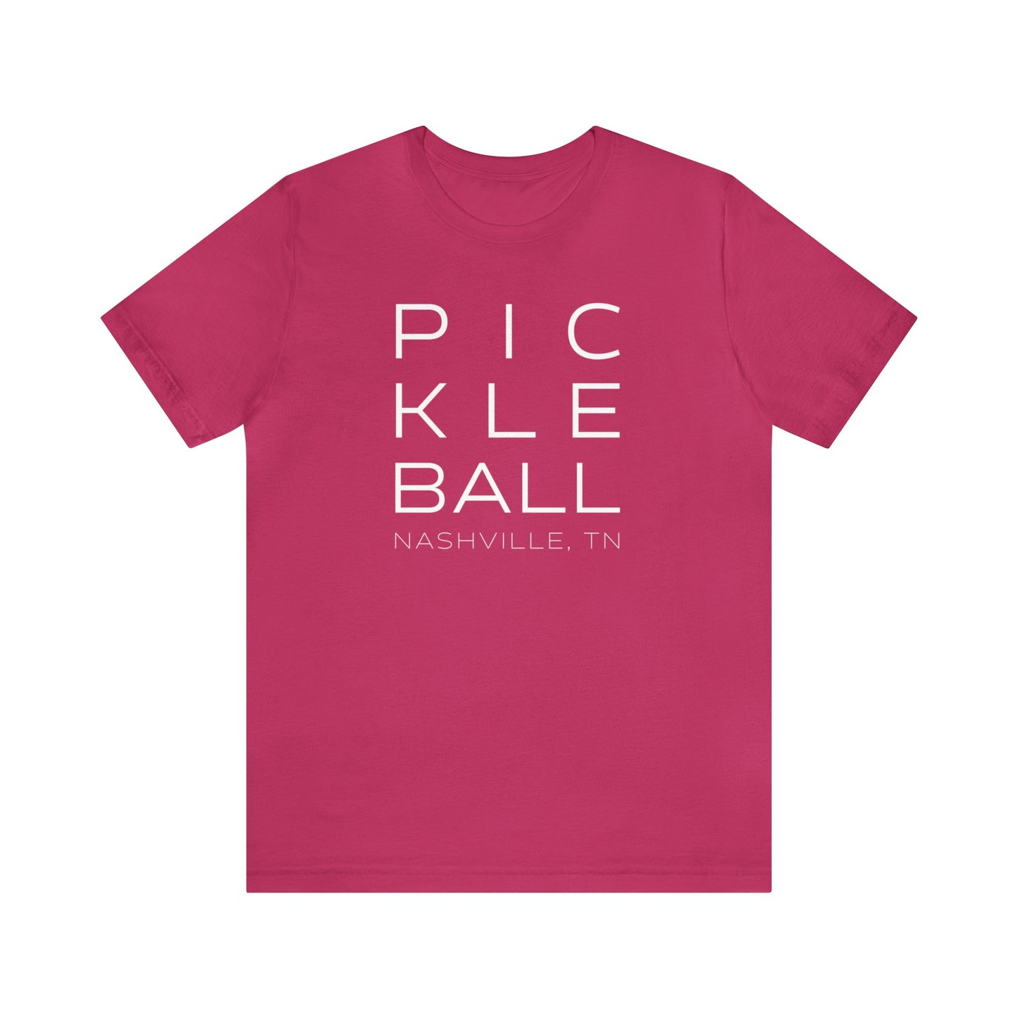 Nashville Block Print Pickleball Tee