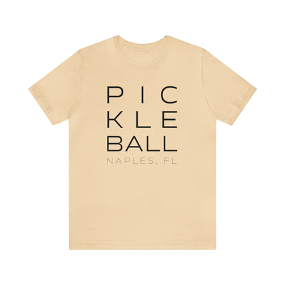 Naples Block Print Pickleball Tee