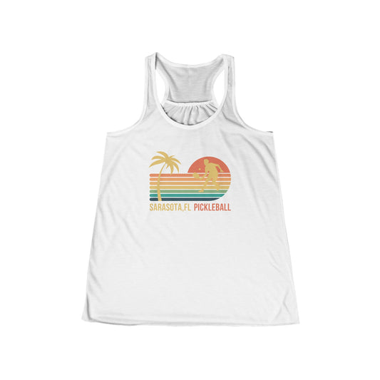 Sarasota Florida Pickleball - Women's Flowy Tank Top