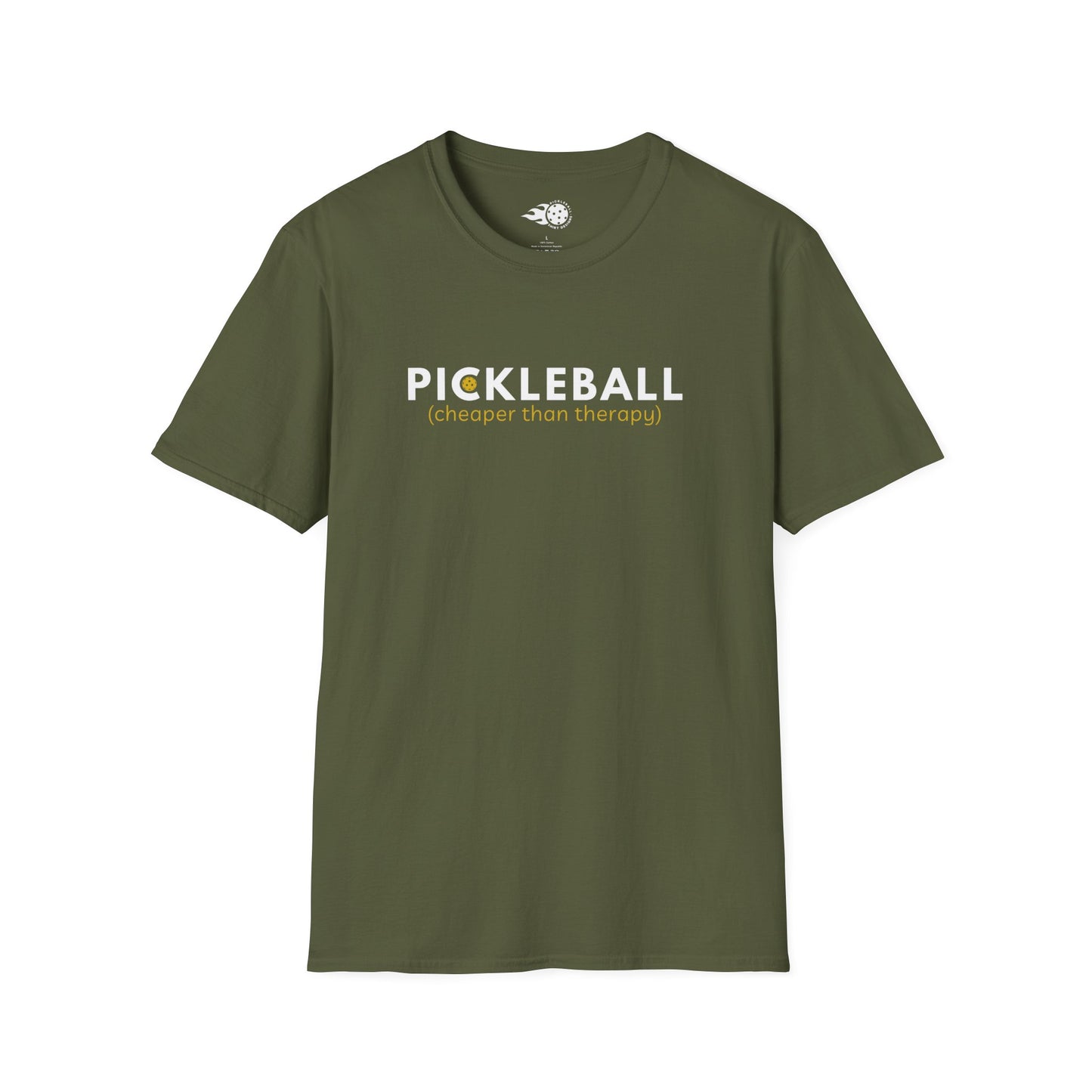 Pickleball (Cheaper Than Therapy) Tee