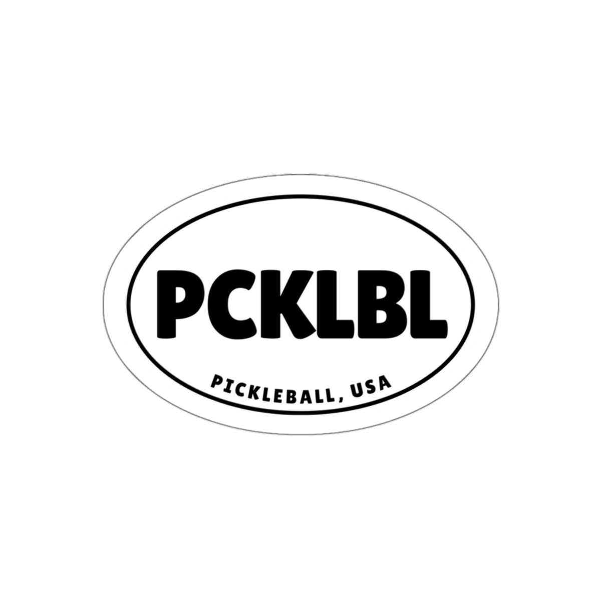 Pickleball, USA Die-Cut Sticker