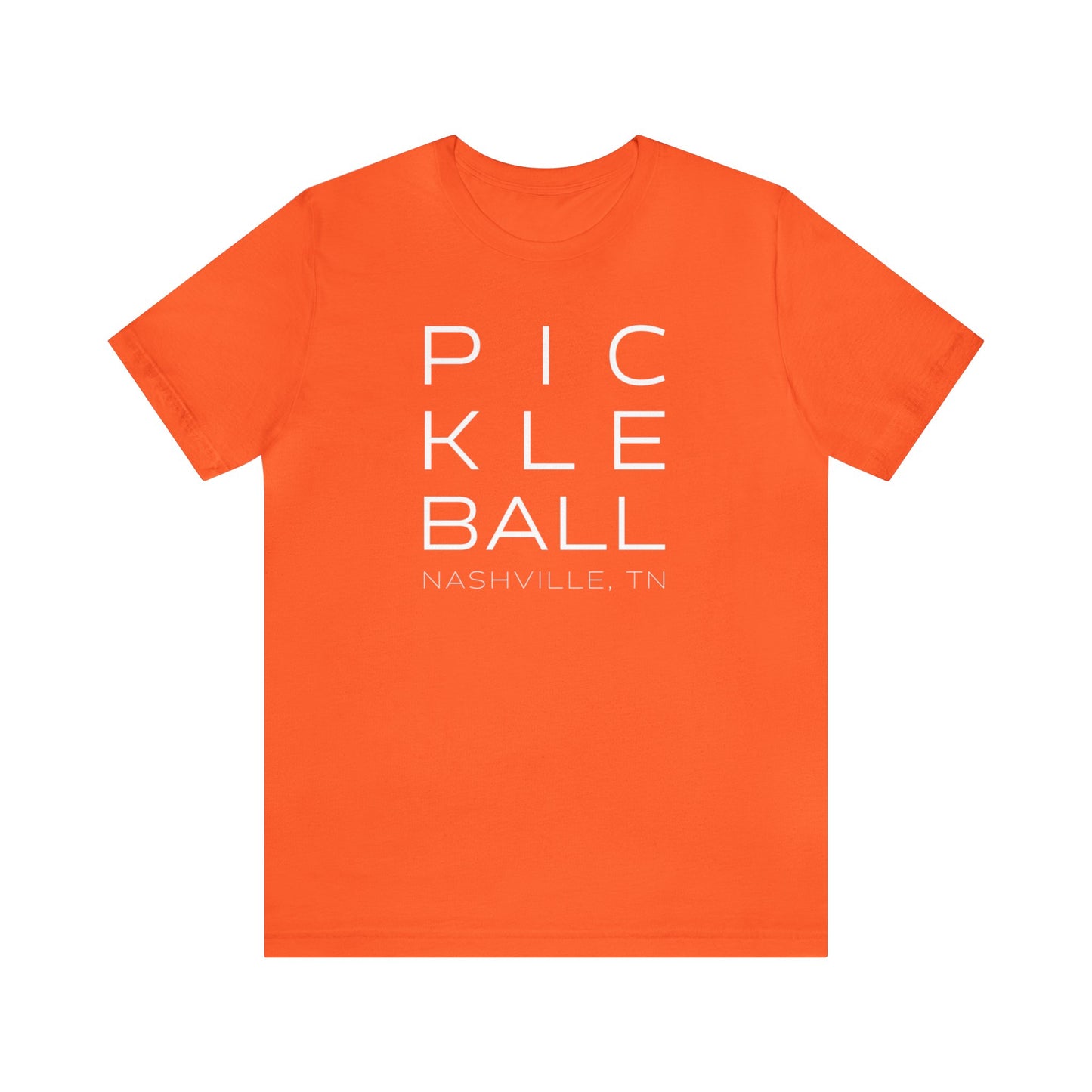 Nashville Block Print Pickleball Tee