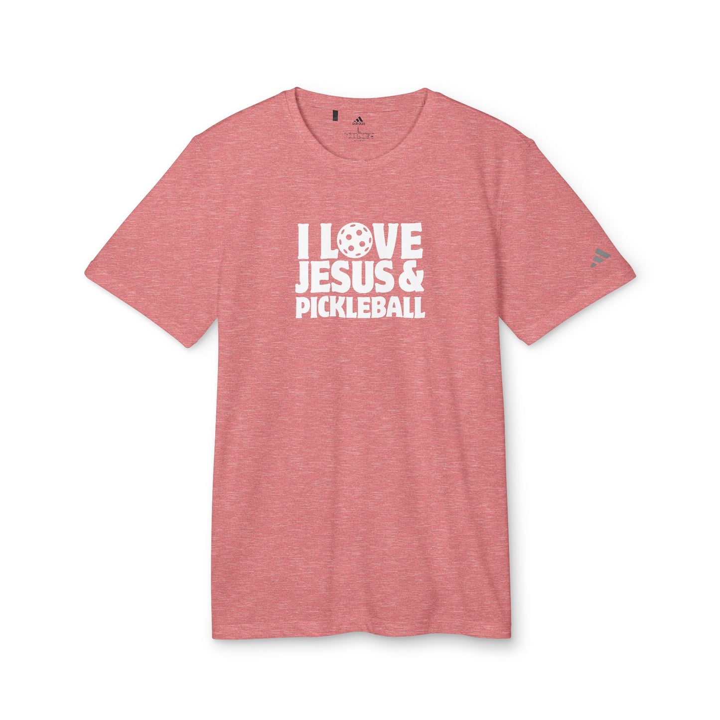 I LOVE JESUS & PICKLEBALL - adidas® Unisex Sport T-shirt