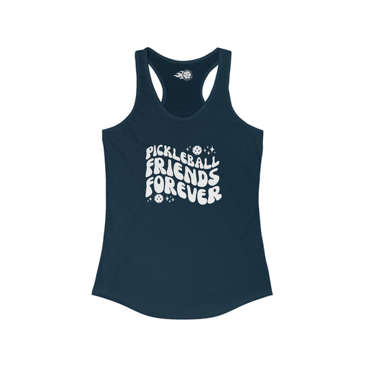 Pickleball Friends Forever Cute Women's Racerback Tank