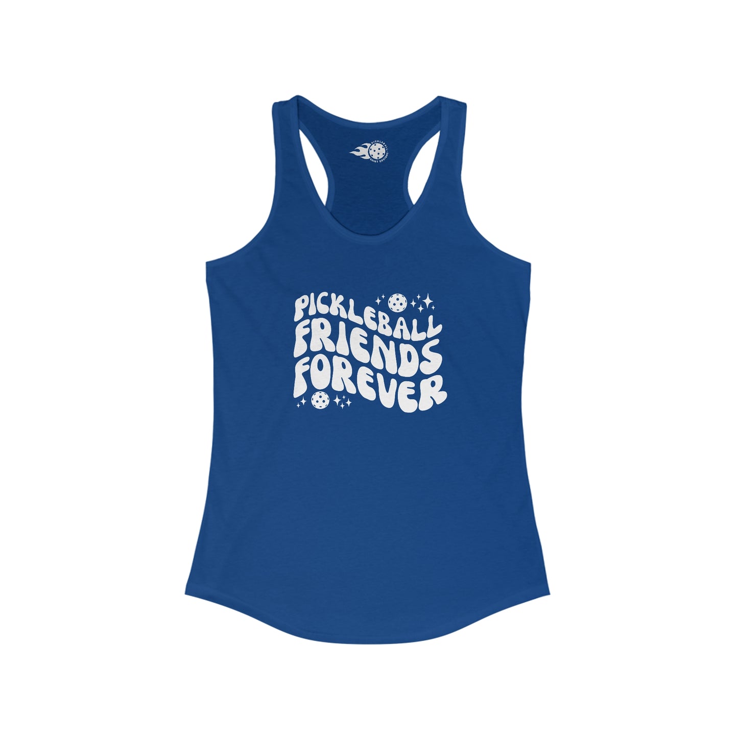 Pickleball Friends Forever Cute Women's Racerback Tank